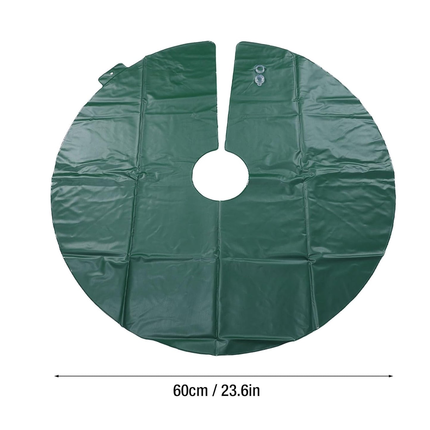Tree Watering Ring, 10 Gallon Reusable PVC Tree Watering Bags Drip Irrigation Water Pouch Gardening Tools for Landscaping, Newly Planted (Green)