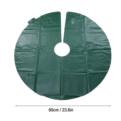 Tree Watering Ring, 10 Gallon Reusable PVC Tree Watering Bags Drip Irrigation Water Pouch Gardening Tools for Landscaping, Newly Planted (Green)