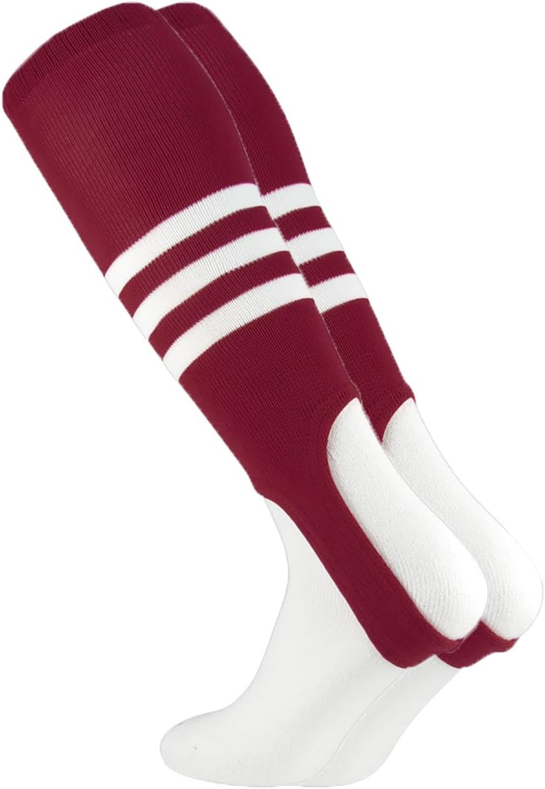 TCK Striped Baseball Stirrups Softball Stirrups 7 Inch - Colors B