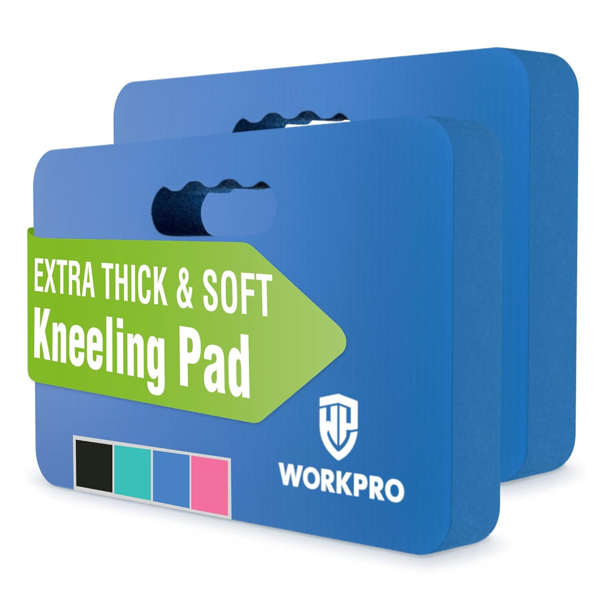 WORKPRO Extra Thick Kneeling Pad, Soft NBR Foam Cushioning for Knee, Large Foam Kneeler Mat for Gardening, Bathing Baby, Exercise, Workout Supplies, 17.5 x 11 x 1.5 in, Black