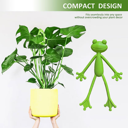 (5Pcs) Frog Plant Stand, Frog Plant Holder, Flower Pot Hugger Plant Climbing Fixture Clips, Cute & Stable Support, Make Your Plants Stand More Upright, For Indoor, Outdoor