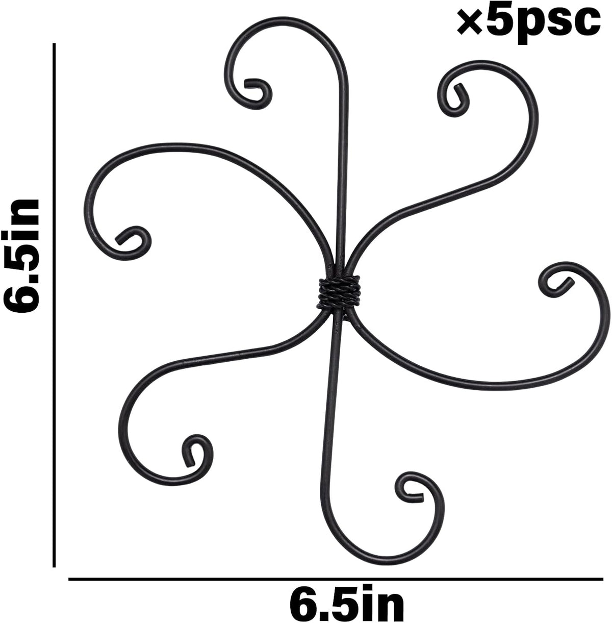 5PCS Monstera Plant Support Hook - 4.1 * 4.4IN Stem Holder