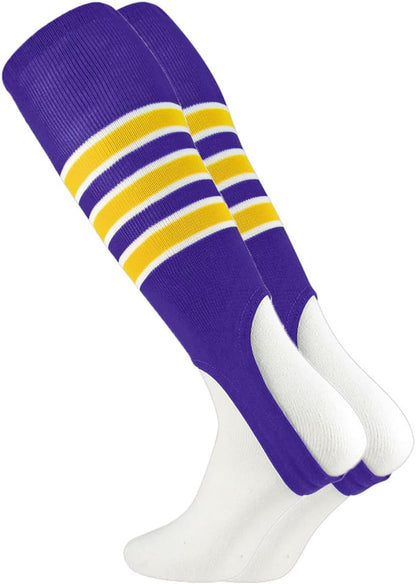 TCK Striped Baseball Stirrups Softball Stirrups 7 Inch - Colors A