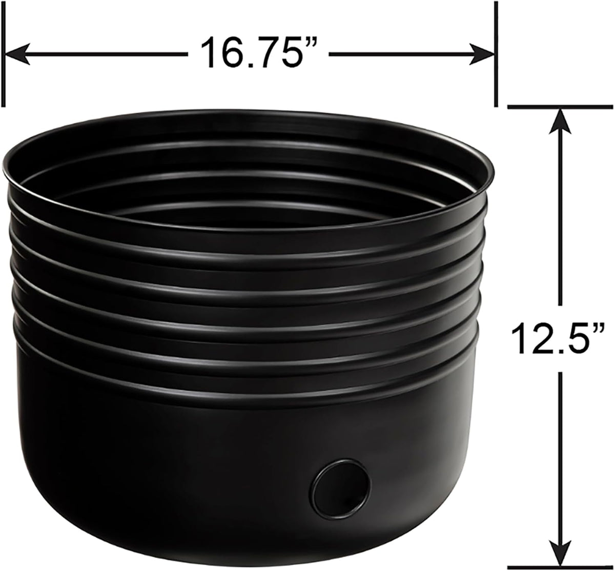 Liberty Garden 1918 100' Matte Black Hose Pot