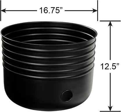 Liberty Garden 1918 100' Matte Black Hose Pot