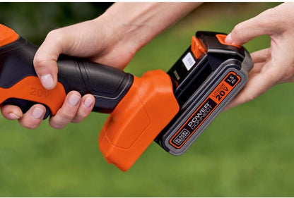 BLACK+DECKER 20V MAX* POWERCONNECT 3/8 in. Cordless Shear Shrubber Kit (BCSS820C1)