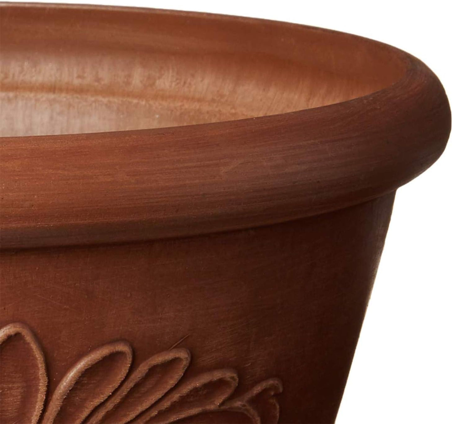 Arcadia Garden Products PSW TA30TP Plastic/Stone/Wood Composite Bulb Pan – No Drainage Hole (Drillable), Planter Bowl for Succulents, Bonsai, Fairy Gardens, Herbs,12-Inch, Taupe