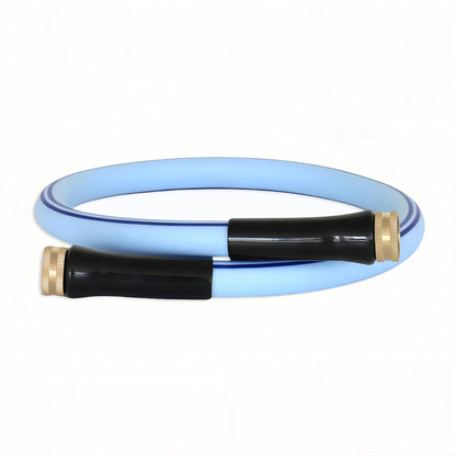 Atlantic Female to Female Heavy Duty Garden Hose 5/8 Inch x 2 ft Black Water Hose Short Connection Leader Hose 2 Foot - Colors C