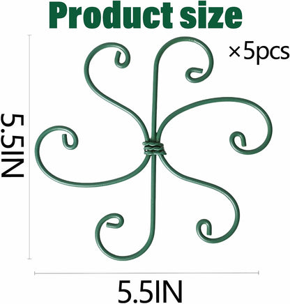 5PCS Monstera Plant Support Hook - 4.1 * 4.4IN Stem Holder
