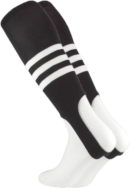 MadSportsStuff Baseball Stirrups Softball Stirrups with Stripes for Boys Girls Men Women Pattern B 3 Stripe