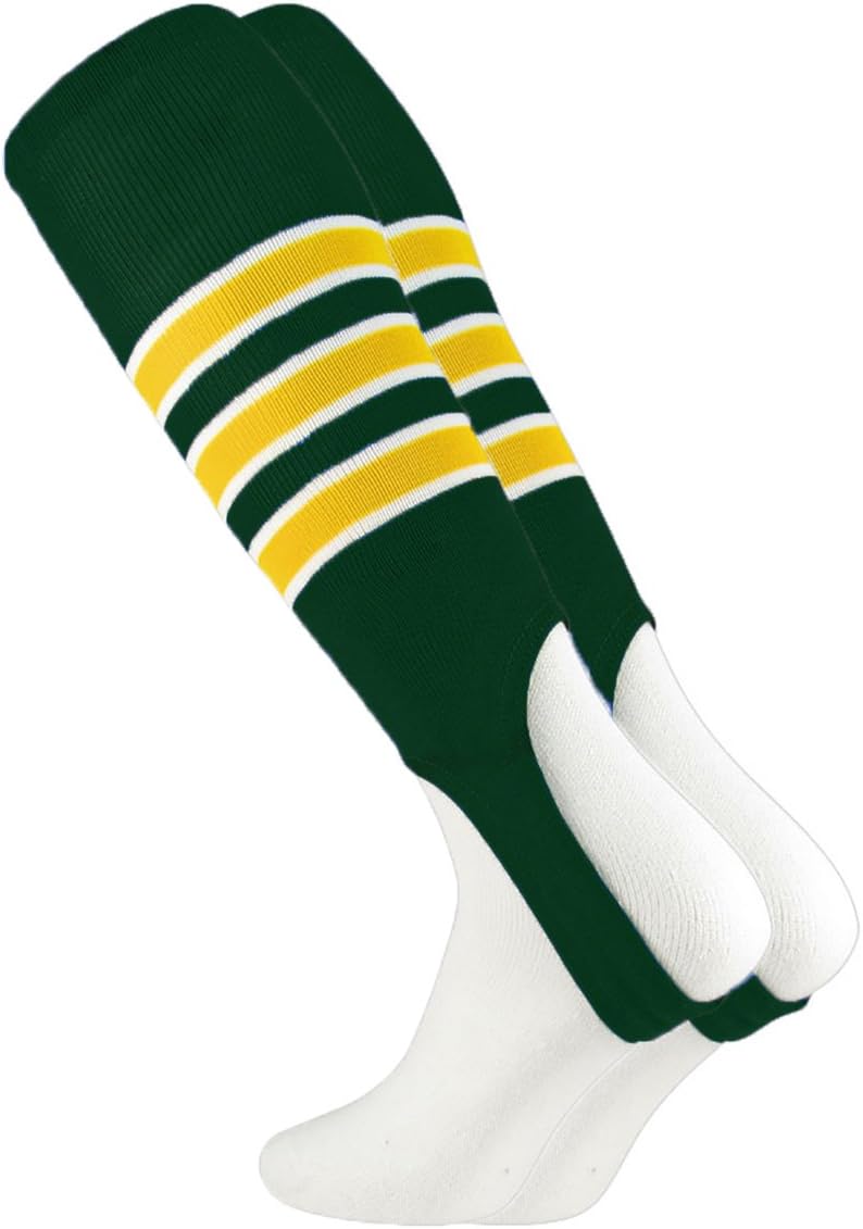 TCK Striped Baseball Stirrups Softball Stirrups 7 Inch - Colors A