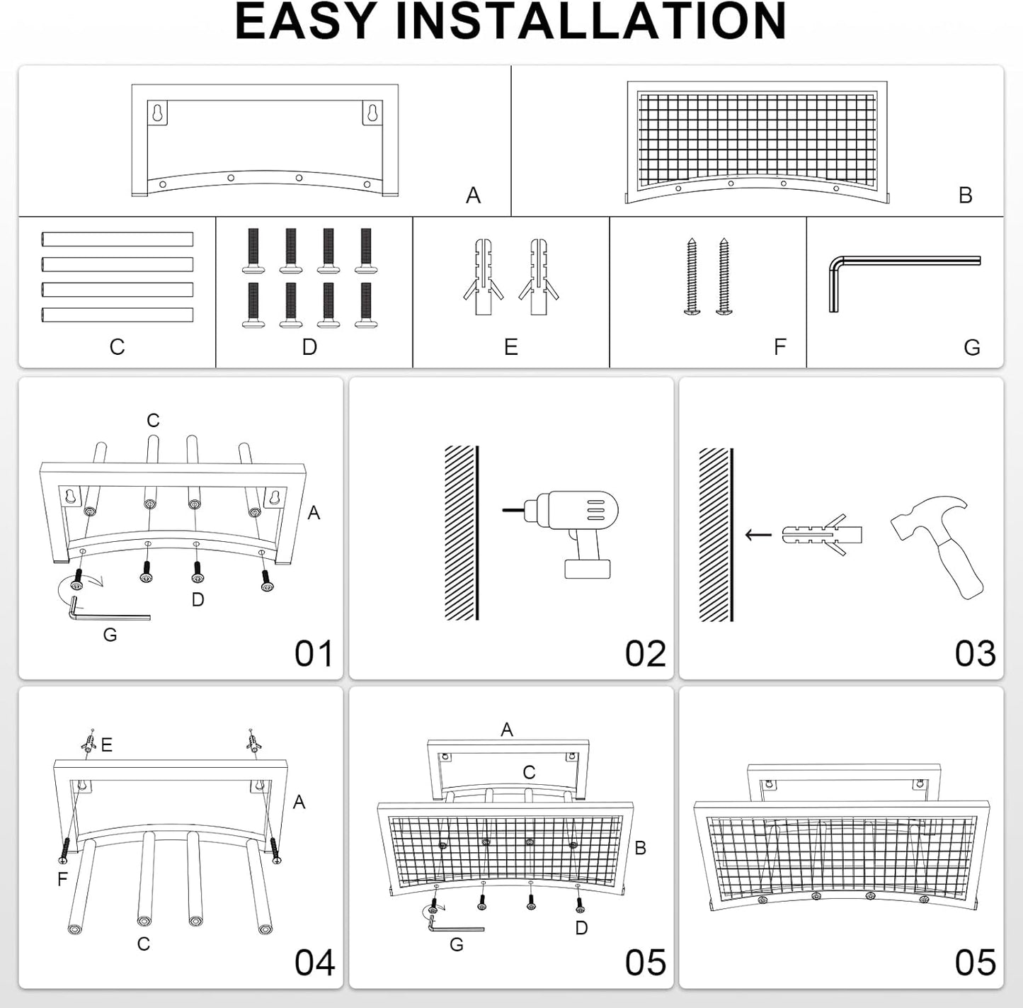 Garden Hose Holder, Heavy Duty Freestanding Metal Stand, 165FT Garden Hose Storage with 4-Spike Stable Base, Rustproof Water Hose Holder for Outdoor Yard Lawn Garden Black