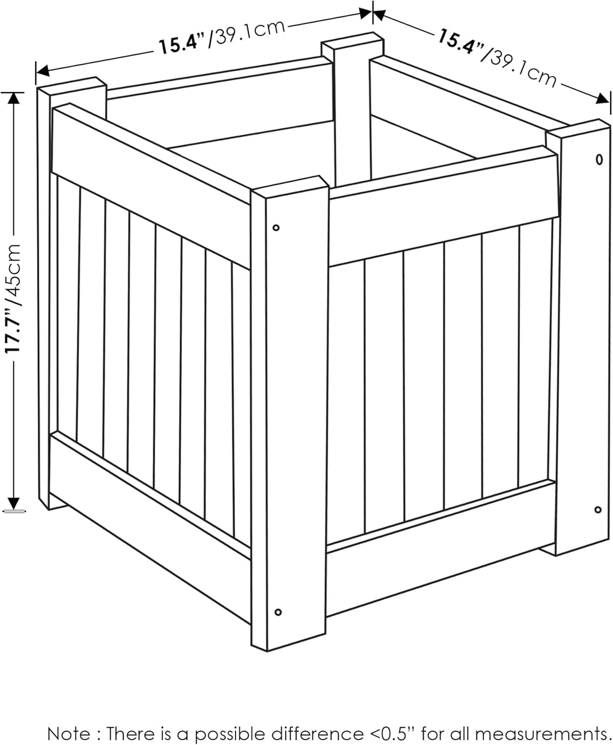 Furinno FG17478 Tioman Outdoor Patio Furniture Hardwood Potting Bench, Natural
