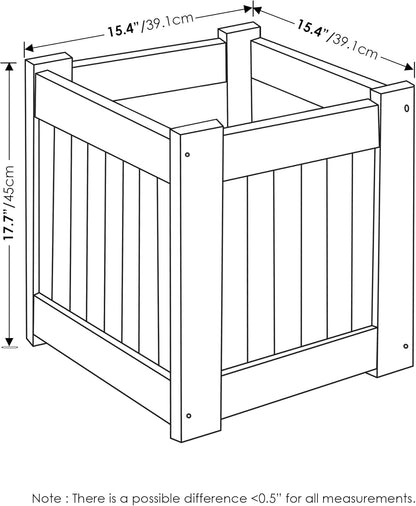 Furinno FG17478 Tioman Outdoor Patio Furniture Hardwood Potting Bench, Natural