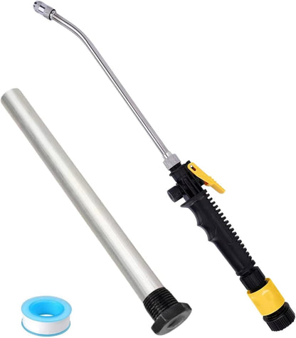 RV Water Heater Tank Rinser,Metal Tube Water Tank Flusher,Powerful Water Spray,Flushes and Removes Sediment and Scale from RV Water Heater (Flush Wand)