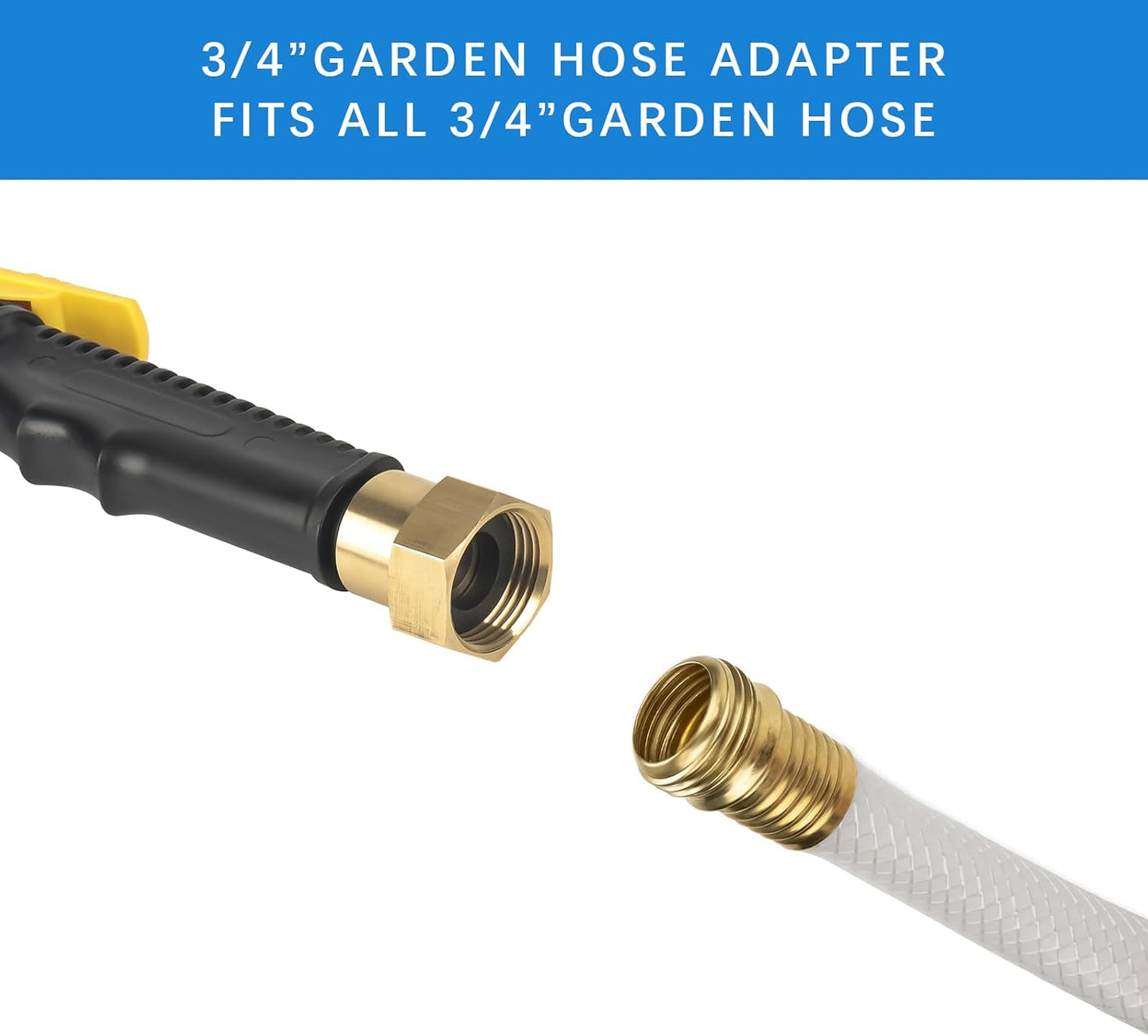 RV Water Heater Tank Rinser,Metal Tube Water Tank Flusher,Powerful Water Spray,Flushes and Removes Sediment and Scale from RV Water Heater (Flush Wand)