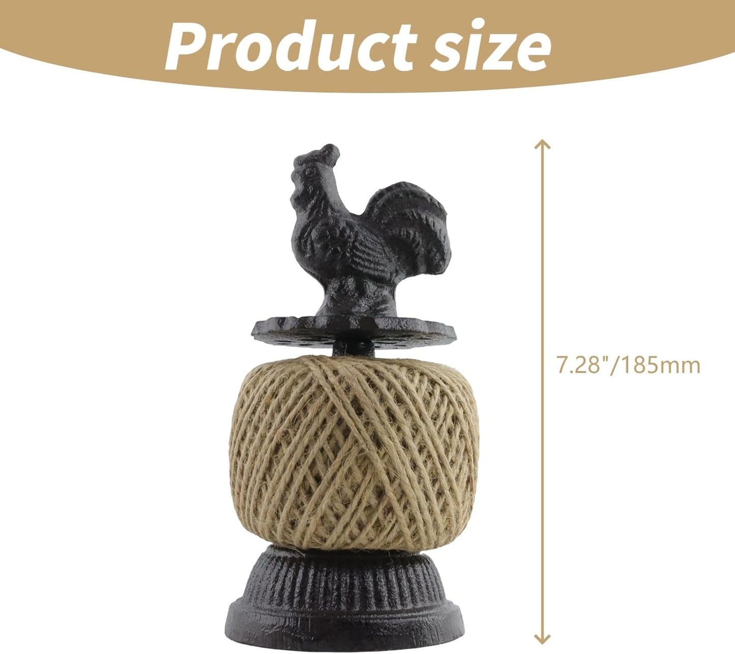 Cast Iron Vintage Jute Twine Spool Garden Farmhouse Kitchen Antique Twine Vintage,Birdie Shape