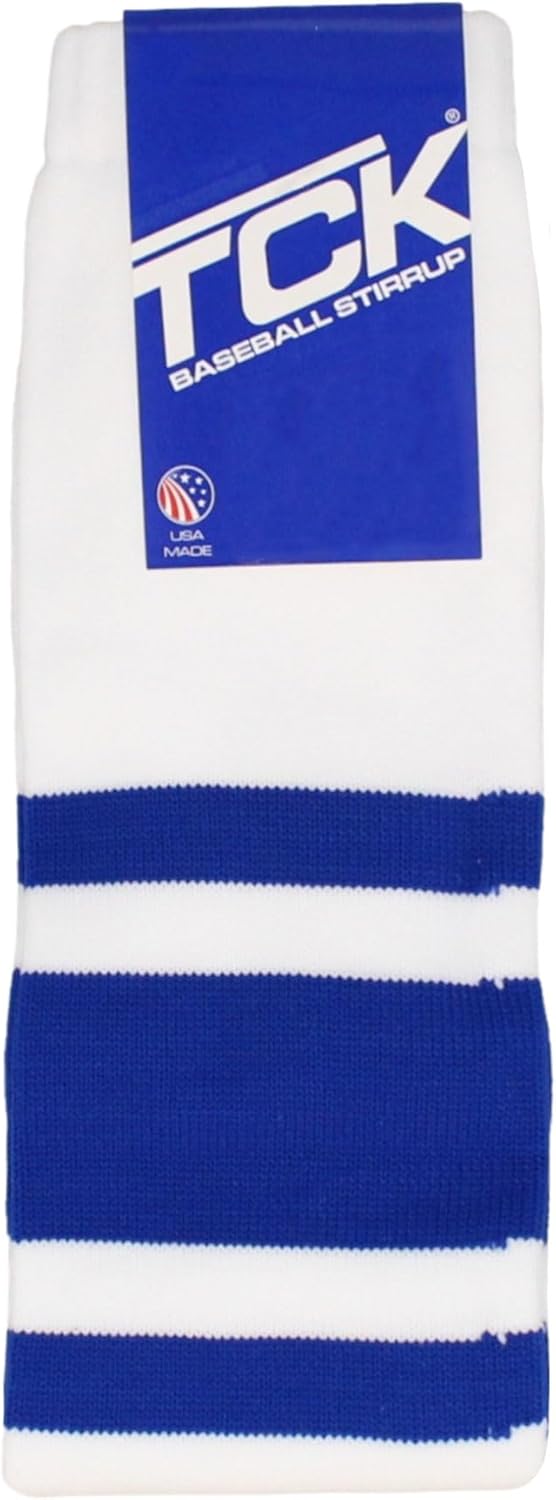 TCK Striped Baseball Stirrups Softball Stirrups 7 Inch