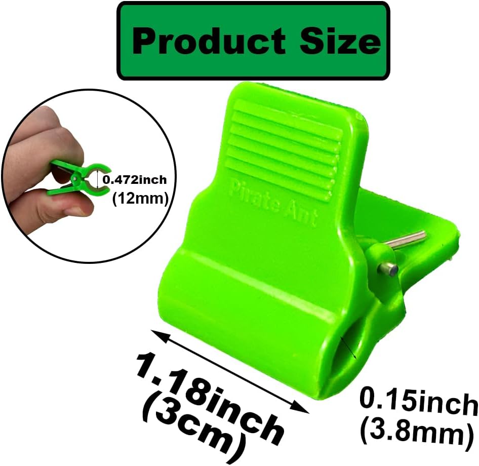 Greenhouse Clamps for 0.32-0.45inch Greenhouse Hoops, Garden Support Frame,Grow Tunnel,Plant Support Stakes.for Fixing Plant Cover,Plastic Sheeting,Film Row Cover,net.(30pcs)
