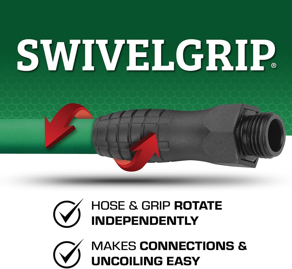 Flexzilla Garden Hose 5/8 in. x 50 ft., Lightweight All-Weather Water Hose, Durable and Flexible, Leak-Free Connections