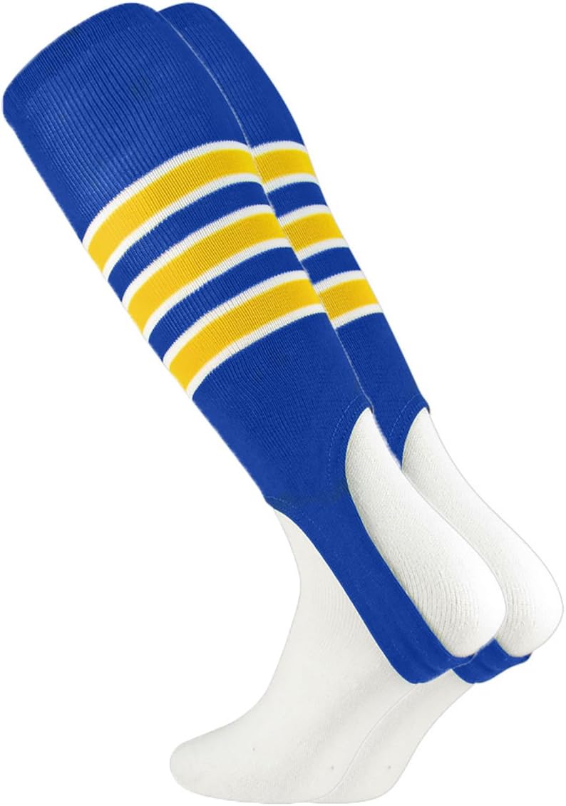 TCK Striped Baseball Stirrups Softball Stirrups 7 Inch - Colors A