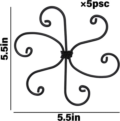 5PCS Monstera Plant Support Hook - 4.1 * 4.4IN Stem Holder