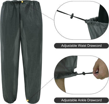 Mosquito Netting Suit Bug Net Mesh Clothing with Hood Outdoor Garden Hunting Camo Protection from Fly Insects Bugs