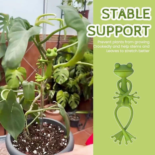 5PCS Frog Plant Stand Frog Plant Supports Holder Plant Climbing Fixture Clips 2026 New Multipurpose Frog Plant Vine Traction for Garden Flower Pot Decor Planter Gift