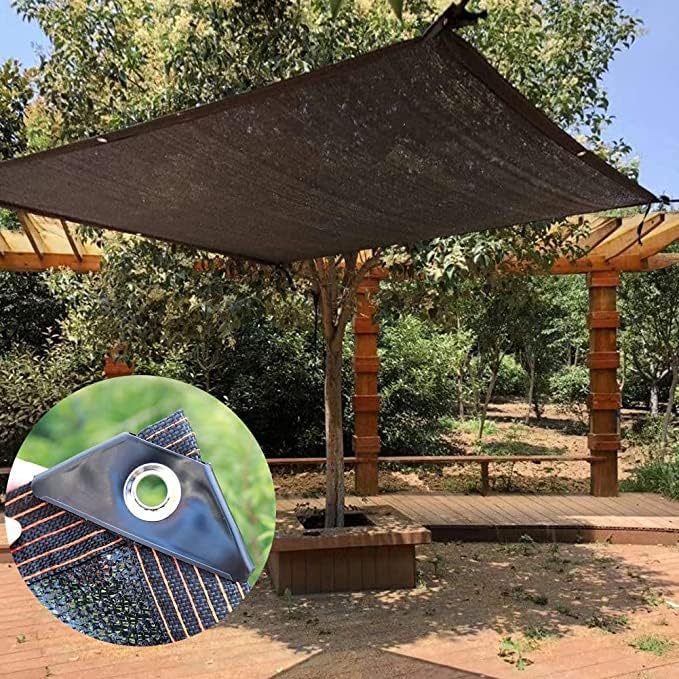 winemana 70% Shade Cloth 10x20 FT - Durable UV Blocking Mesh Tarp for Garden, Patio, Greenhouse & Chicken Coop - Sun Shade Cover with Grommets for Plants, Dog Kennel, Outdoor Use