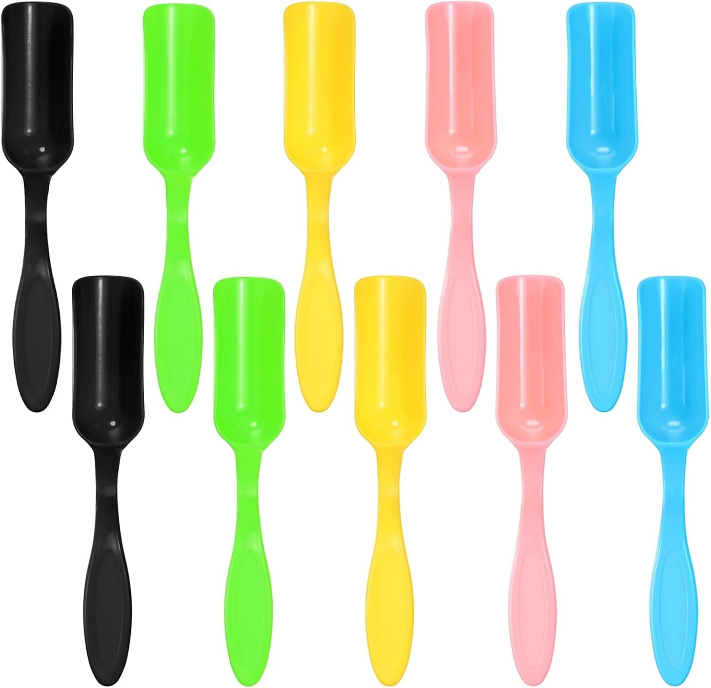M METERXITY 20-Pack Mini Gardening Shovel Spoons, Plastic Garden Soil Scoops for Cultivation Digging Transplanting/Flower Planting/Plant Succulent, Colorful Small Gardening Tools [Multicolor]