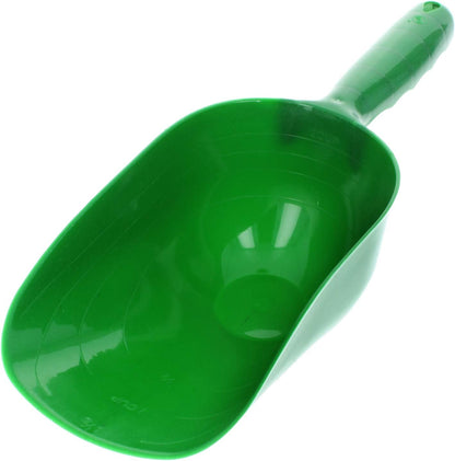 ASR Outdoor 2-Cup Large Feed Scoop, Plastic Hand Trowel - Green