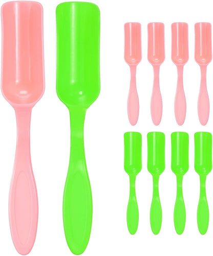 M METERXITY 20-Pack Mini Gardening Shovel Spoons, Plastic Garden Soil Scoops for Cultivation Digging Transplanting/Flower Planting/Plant Succulent, Colorful Small Gardening Tools [Multicolor]