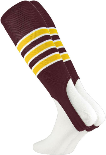 MadSportsStuff Baseball Stirrups Softball Stirrups with Stripes for Boys Girls Men Women Pattern B 3 Stripe