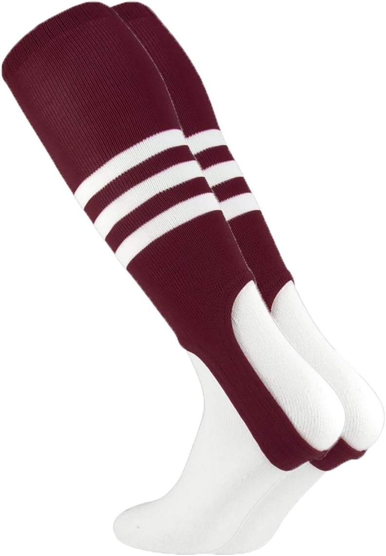 TCK Striped Baseball Stirrups Softball Stirrups 7 Inch - Colors A