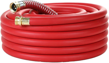 Guitrees Leader Garden Hose 10ft x 5/8", Heavy Duty Short Water Hose, Female to Female Fittings, Five Layered Braiding for Durability, 1000PSI Burst, 300PSI Working (Black) - Colors B