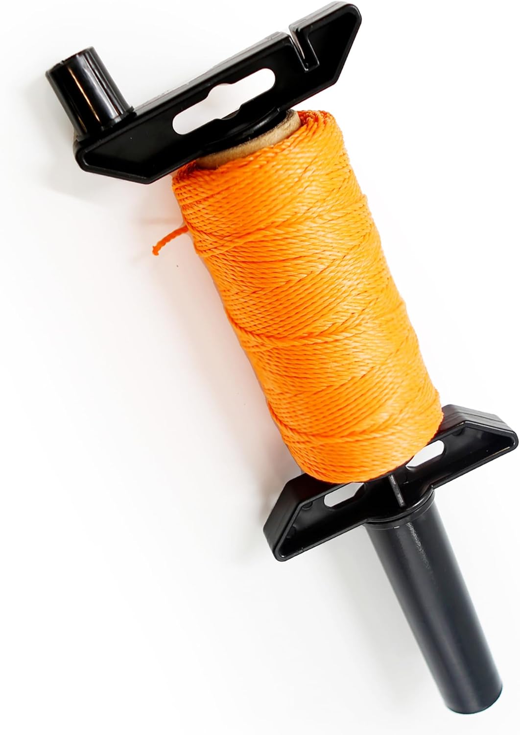 Mason Line String Reel 260FT, 390FT, 780FT, 1500FT, 2300FT, Durable Construction Twine for Laying Bricks, Blocks, Fences in Gardening, DIY & Landscaping Projects (Orange, 262 Ft)