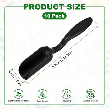 M METERXITY 20-Pack Mini Gardening Shovel Spoons, Plastic Garden Soil Scoops for Cultivation Digging Transplanting/Flower Planting/Plant Succulent, Colorful Small Gardening Tools [Multicolor]