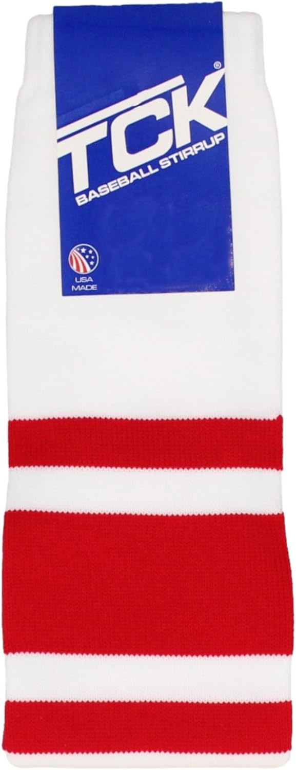 TCK Striped Baseball Stirrups Softball Stirrups 7 Inch