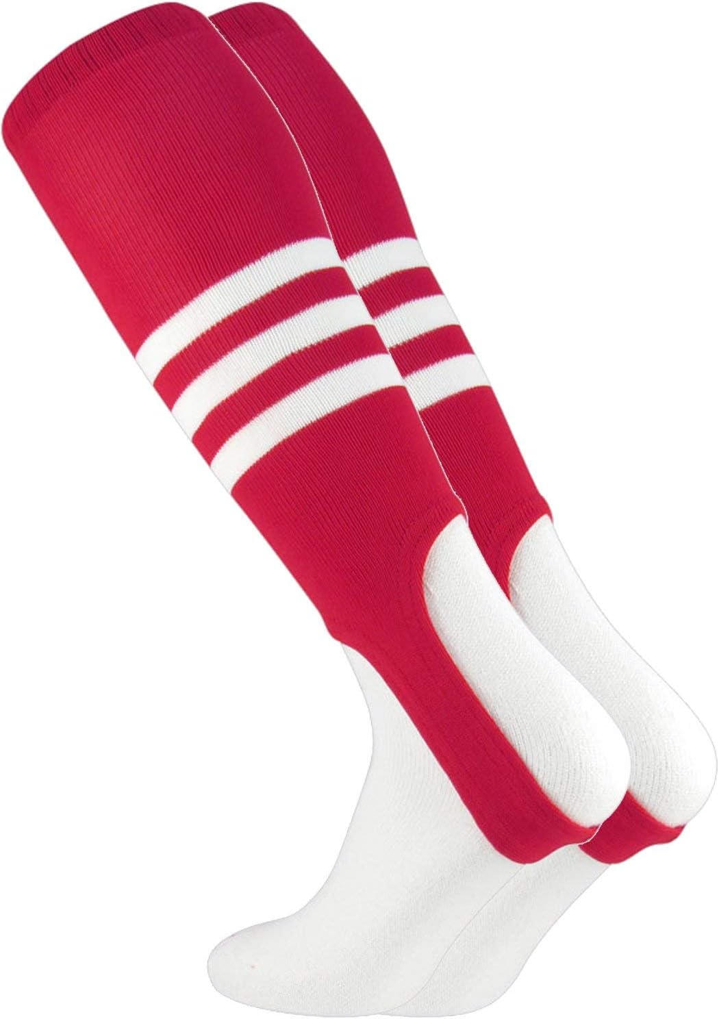 TCK Striped Baseball Stirrups Softball Stirrups 7 Inch