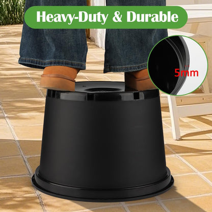 5 Gallon Nursery Pots (10-Pack) + 50ft Garden Hose with Spray Nozzle + 3-in-1 Soil Tester for Moisture/Light/pH | All-in-One Gardening Kit for Indoor/Outdoor Plants, Gardening Gifts for Women