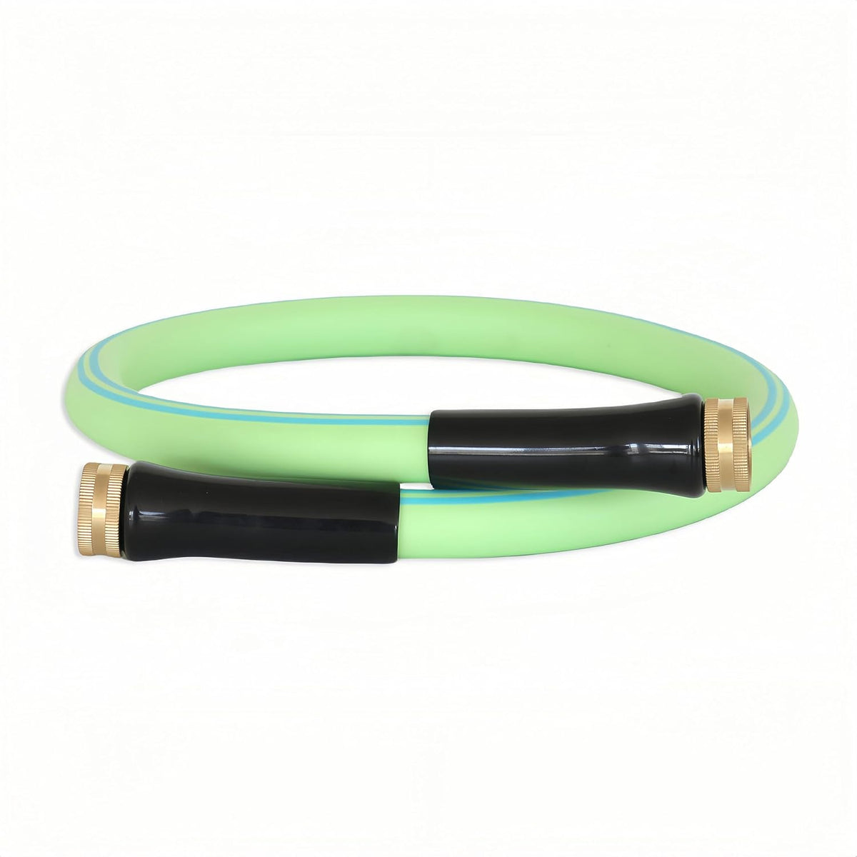 Atlantic Female to Female Heavy Duty Garden Hose 5/8 Inch x 2 ft Black Water Hose Short Connection Leader Hose 2 Foot - Colors A