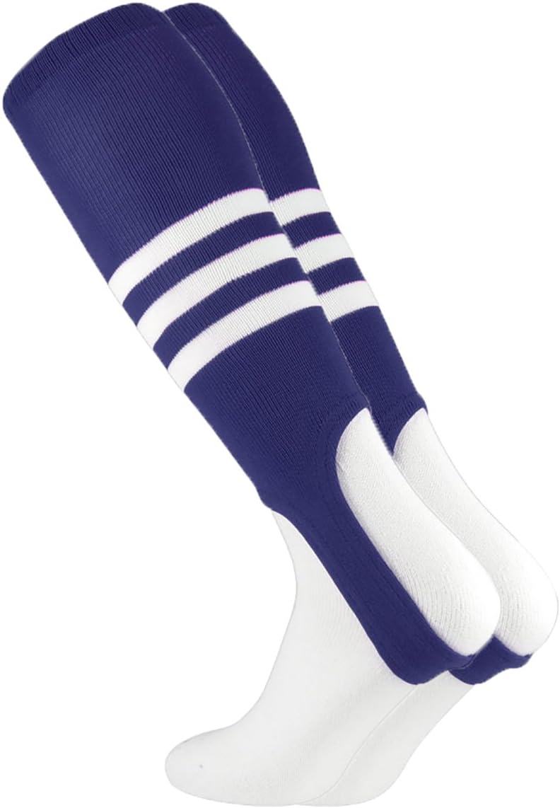 MadSportsStuff Baseball Stirrups Softball Stirrups with Stripes for Boys Girls Men Women Pattern B 3 Stripe