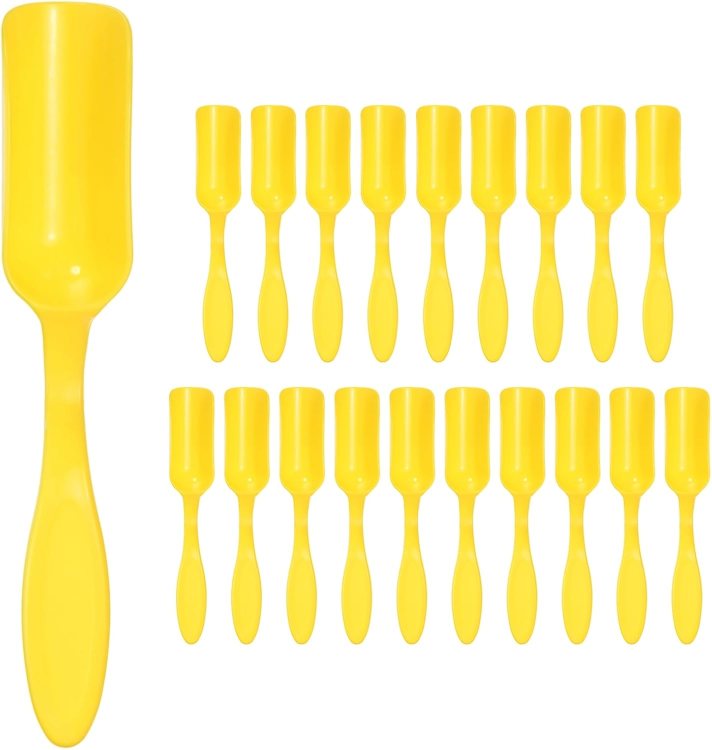 M METERXITY 20-Pack Mini Gardening Shovel Spoons, Plastic Garden Soil Scoops for Cultivation Digging Transplanting/Flower Planting/Plant Succulent, Colorful Small Gardening Tools [Multicolor]