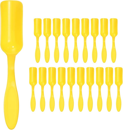 M METERXITY 20-Pack Mini Gardening Shovel Spoons, Plastic Garden Soil Scoops for Cultivation Digging Transplanting/Flower Planting/Plant Succulent, Colorful Small Gardening Tools [Multicolor]