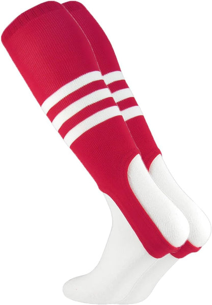 TCK Striped Baseball Stirrups Softball Stirrups 7 Inch - Colors B