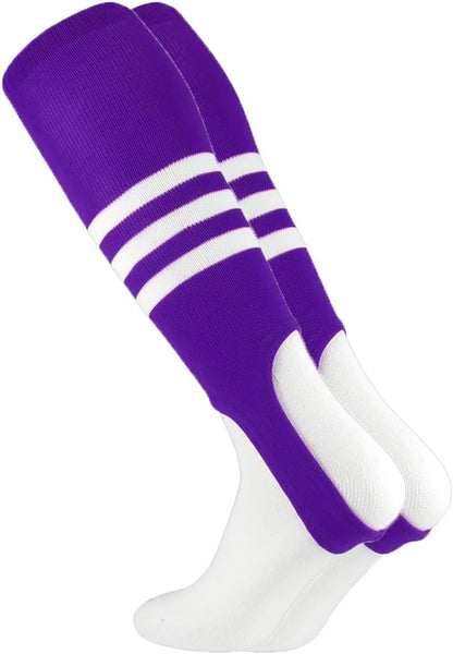 TCK Striped Baseball Stirrups Softball Stirrups 7 Inch - Colors A