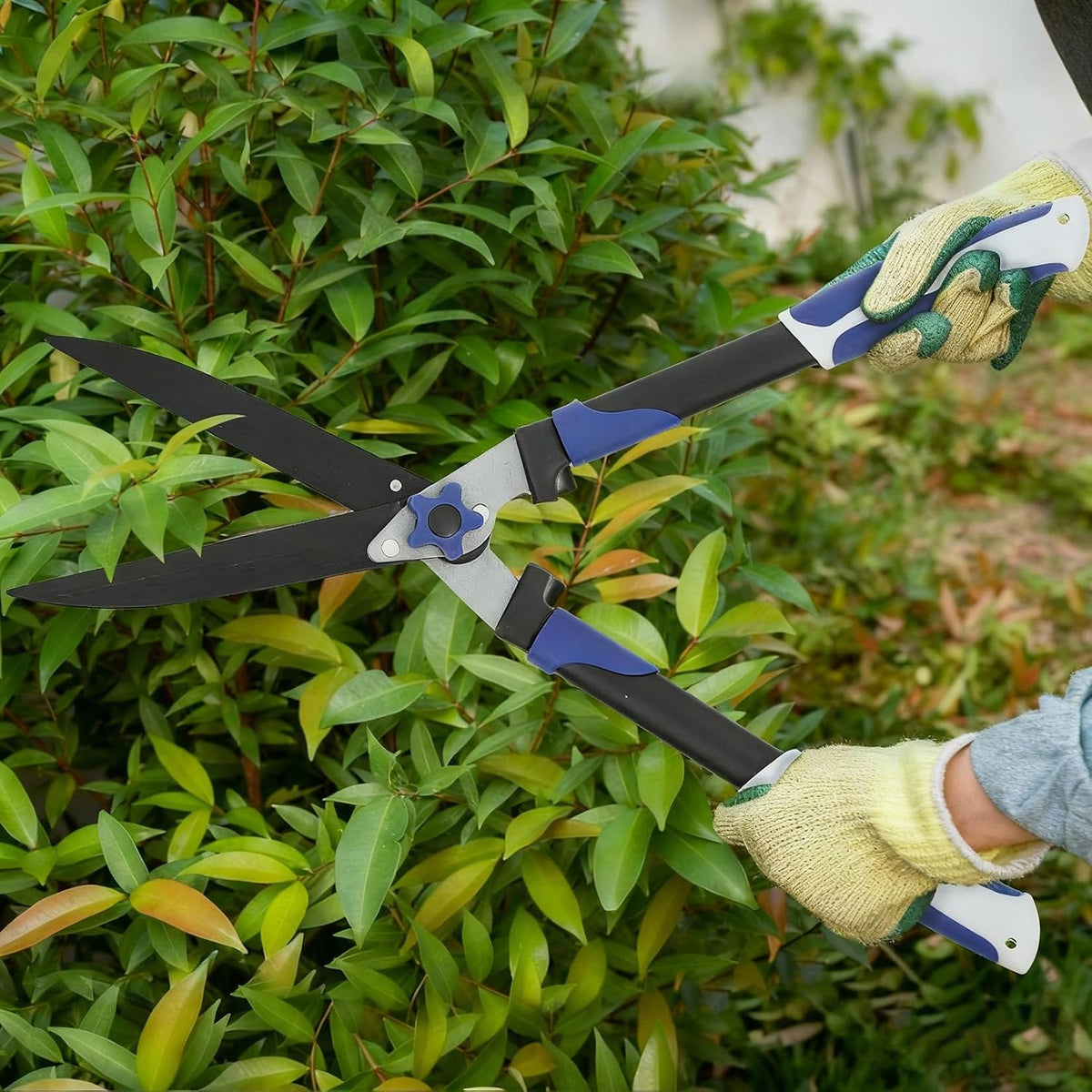 Loppers for Tree Trimming, 24" Heavy Duty Steel Hedge Shears, Branch Cutter Garden Bypass Lopper and Tree Trimmer Tree Pruner Garden Shears for Gardening