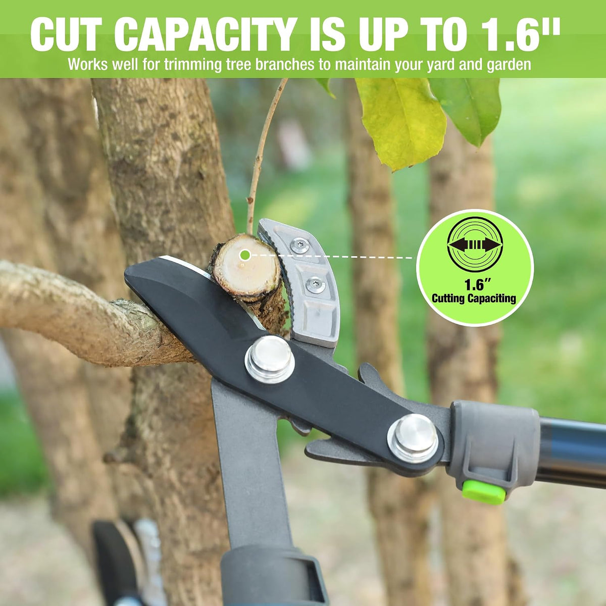 28" Garden Anvil Lopper, Branch Cutter with 1.6" Cutting Capacity