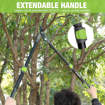 28" Garden Anvil Lopper, Branch Cutter with 1.6" Cutting Capacity