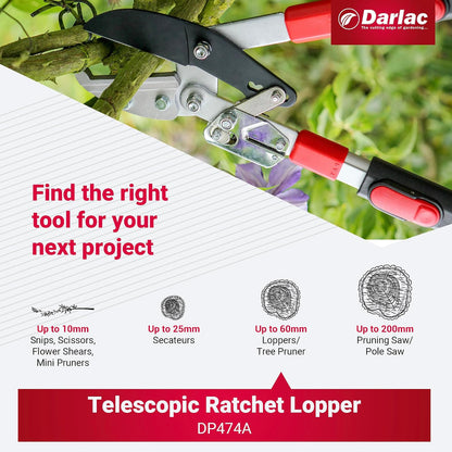 Lightweight Ratchet Garden Loppers